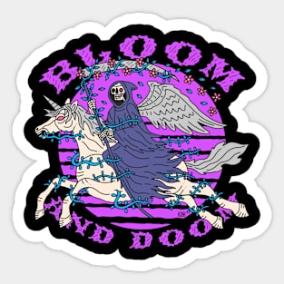Bloom and Doom Sticker